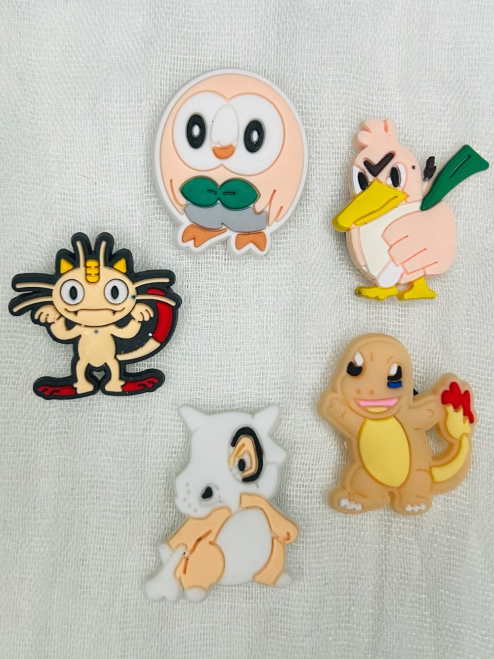 Pokemon Croc Charms, Jibbitz - Set #54